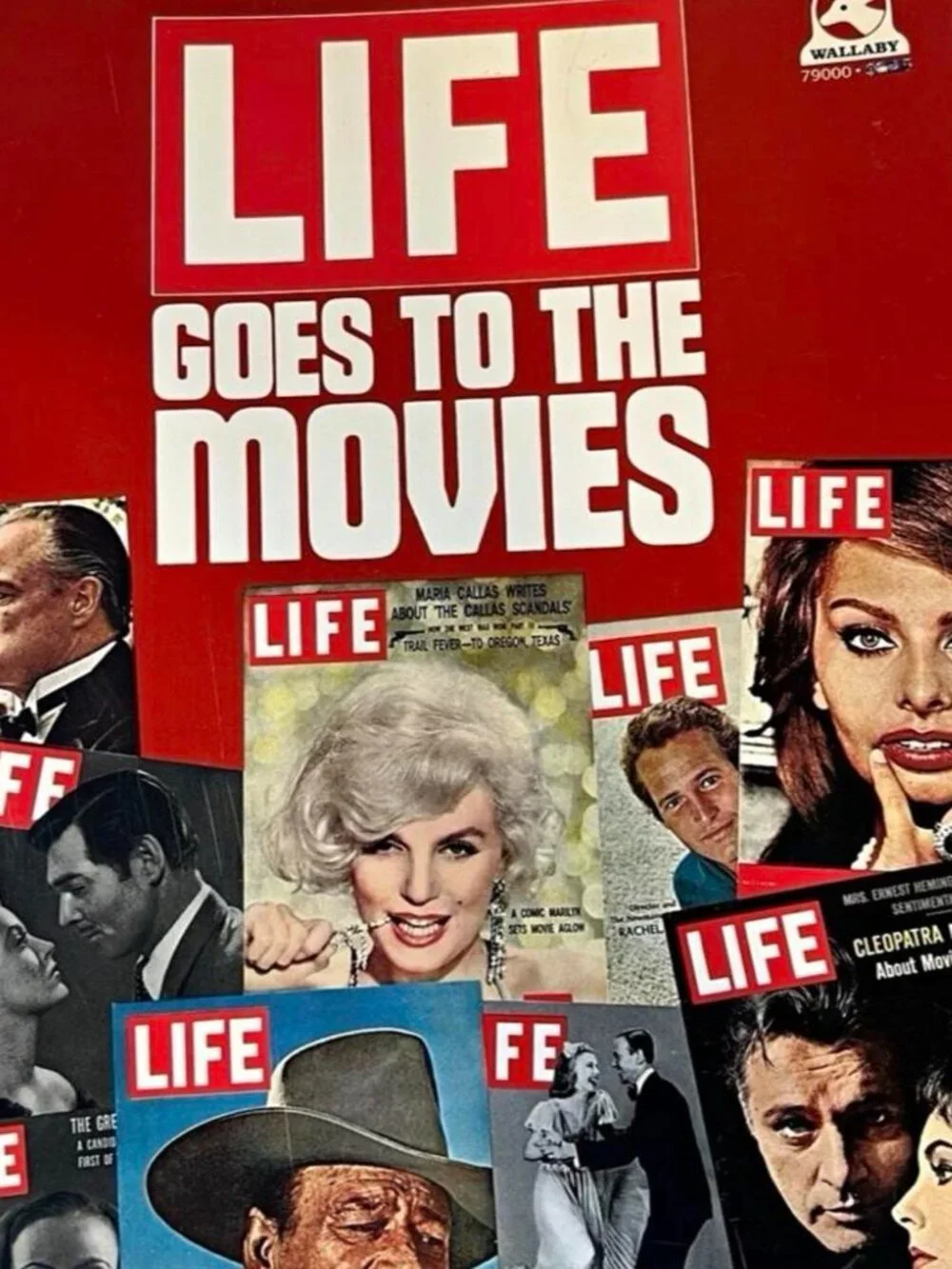 Vintage Cinema Magazine Coffee Table Book Life Goes to the Movies 1977 Retro
